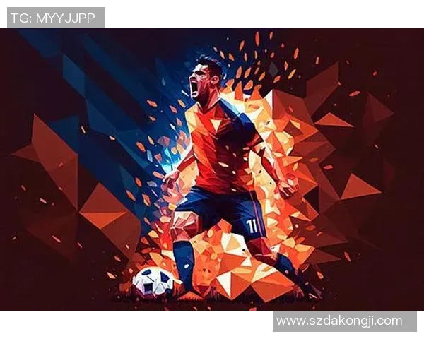 以足球巨星为核心展现热血拼搏与青春梦想的运动激情背景头像